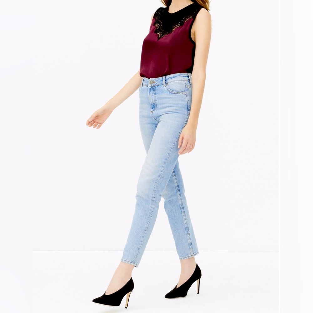 Sandro Paris Skinny Jeans in Blue Vintage Denim Size 30 Retro Look 80’s 90’s